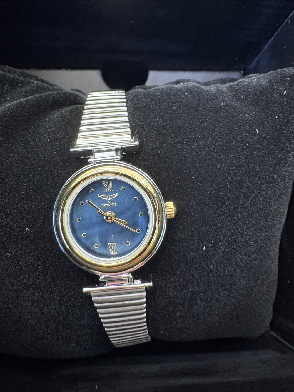 Watch on bracelet band